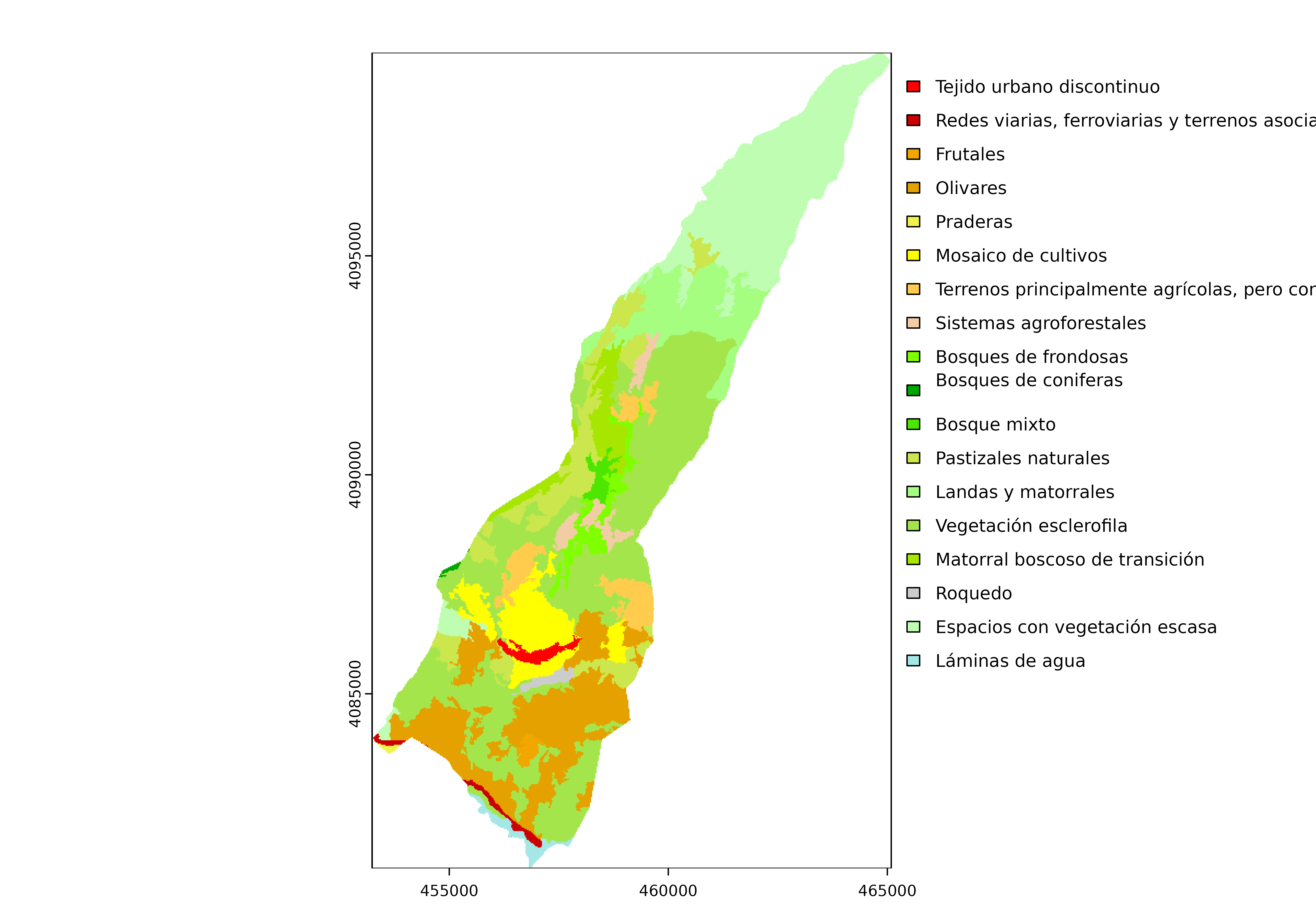 CLC example 4, raster