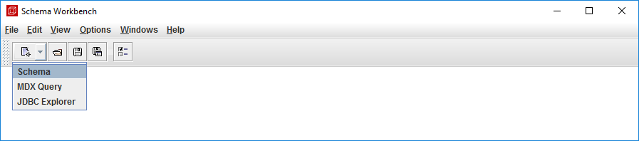 Crear un nuevo esquema en Schema Workbench.