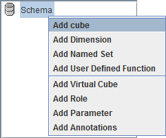 Añadir elemento cube a un esquema.